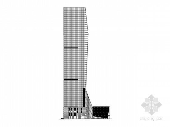 150超高层办公楼施工图资料下载-[广东]53层超高层办公楼建筑施工图