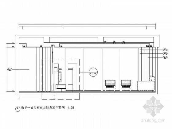 [南京]温馨简约二层小别墅装修设计CAD施工图（含物料明细表）-[南京]温馨简约二层小别墅装修设计立面图