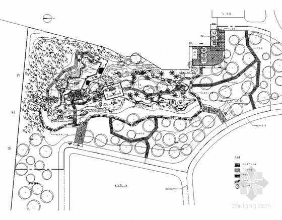 景墙窗花CAD图资料下载-生态公园景观工程施工图