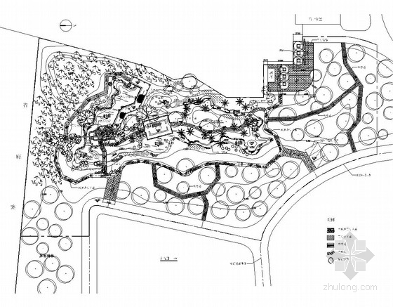 生态公园CAD图资料下载-生态公园景观工程施工图