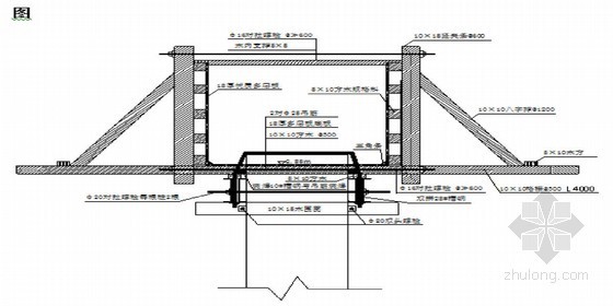 钢支撑和钢围囹计算资料下载-小船装船码头工程施工组织设计