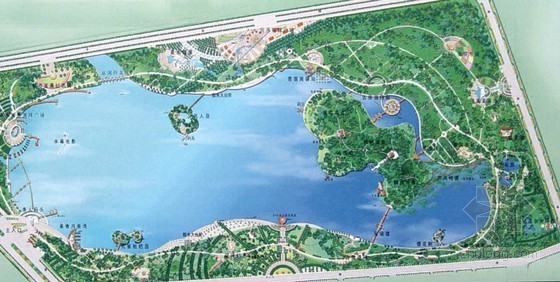 河流景观规划设计资料下载-[淮安]公园景观规划设计
