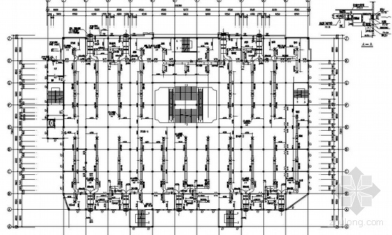 办公室水冷空调图纸设计资料下载-某广场综合楼空调图纸