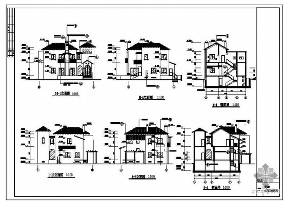 建筑结构构造集pdf资料下载-北京某住宅建筑结构图