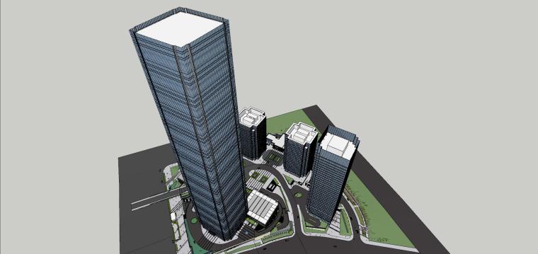 重庆ifs国金中心超高层商业综合体模型设计（2018年）-Z 19