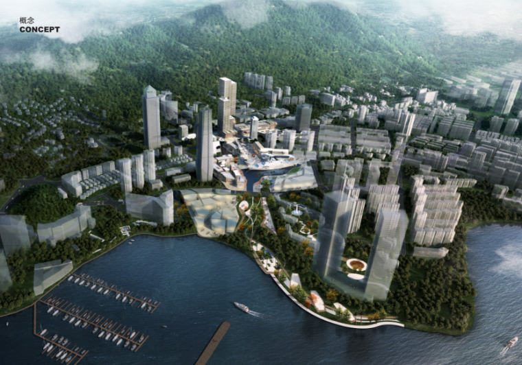 深圳高端住宅策划资料下载-[深圳]太子广场超高层办公综合体设计方案（文本+CAD）