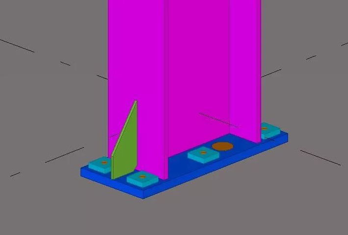 安装钢结构雨棚资料下载-Tekla建模——钢结构雨棚