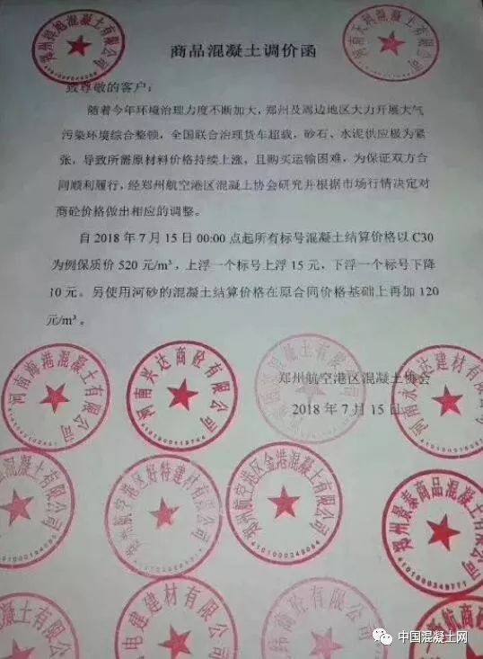 广州省材料价格信息资料下载-混凝土暴涨至640元每方！背后原因竟然是……