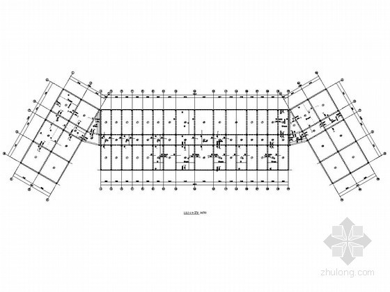 [学士]五层框架结构大学教学楼毕业设计（含建筑图 结构图 计算书）-四层板配筋图