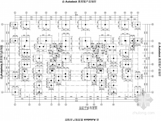 2000二层框架办公资料下载-二层框架茶楼结构施工图
