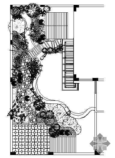 别墅园林CAD图资料下载-某别墅园林绿化施工图全套