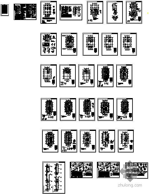 10层的建筑图及结构图资料下载-某10层酒店结构图纸