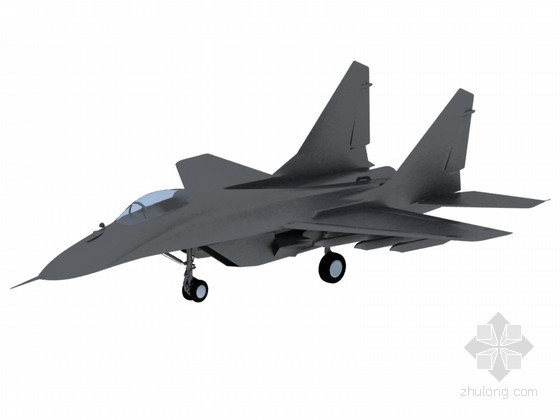 歼20战斗机模型资料下载-新型战斗机3D模型下载