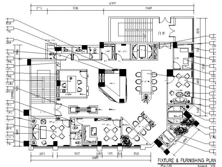 CAD私人会所设计平面图资料下载-一套完整私人会所设计施工图