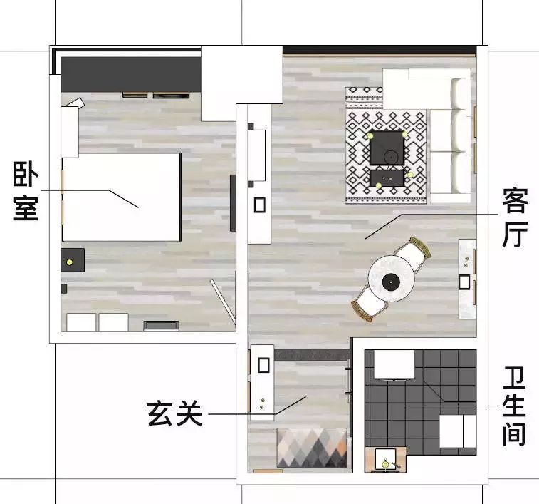 新中式民族住宅风室内设计资料下载-看设计师如何爆改40㎡小住宅，秒变北欧风