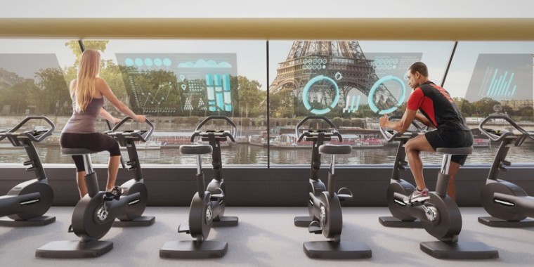Carlo Ratti工作室设计巴黎塞纳河上的健身房小船-Carlo Ratti工作室设计巴黎塞纳河上的健身房小船
