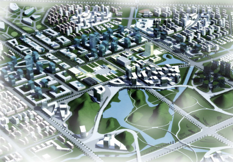 新区城市设计方案SU资料下载-[广西]临桂新区城市设计方案文本