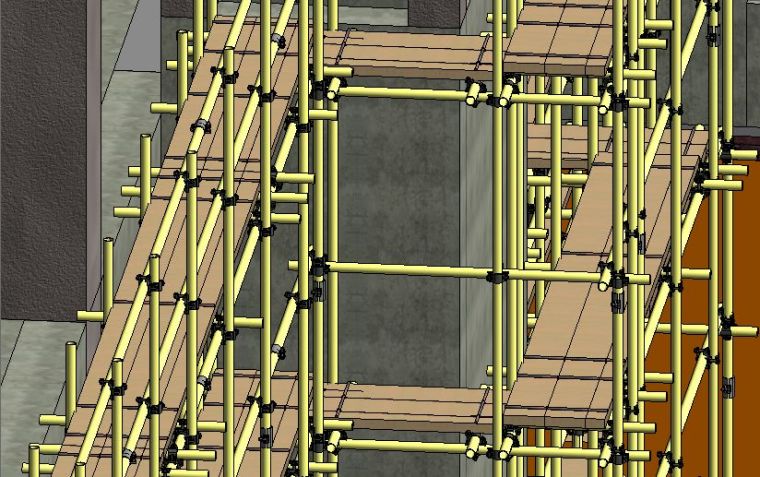 BIM技术在基坑与脚手架施工中的运用与分析_14