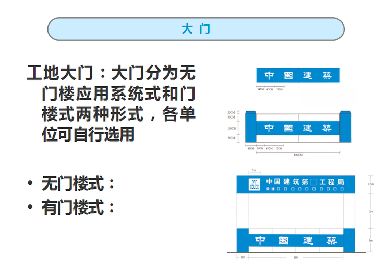 中建CI标准化图集资料下载-中建施工现场CI规范说明PPT（共190页，详细）