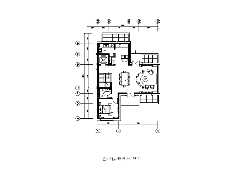 别墅CAD施工图加实景资料下载-[上海]混搭风格别墅样板房CAD施工图（含实景图）