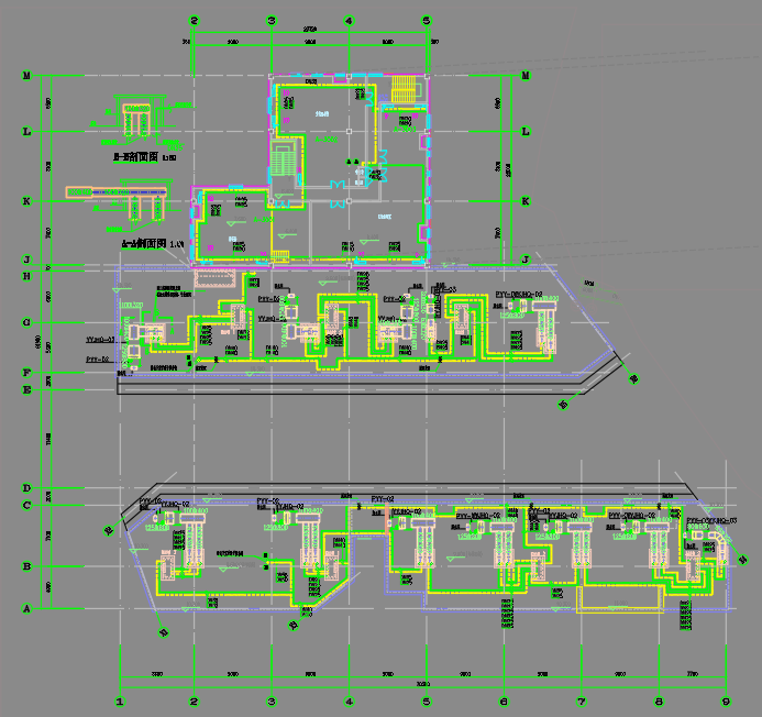 28层住宅设计图带计算书资料下载-吉宝配建通风设计图