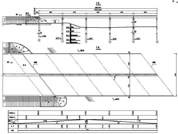 公路初步设计交通工程图纸资料下载-[山东]潍坊交通工程及沿线设施大桥工程施工图纸
