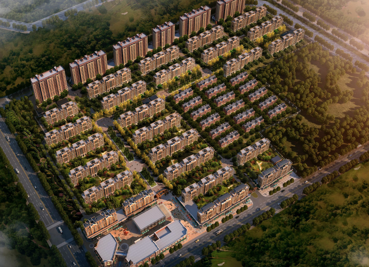 居住区方案设计说明资料下载-[上海]别墅居住区建筑设计方案文本