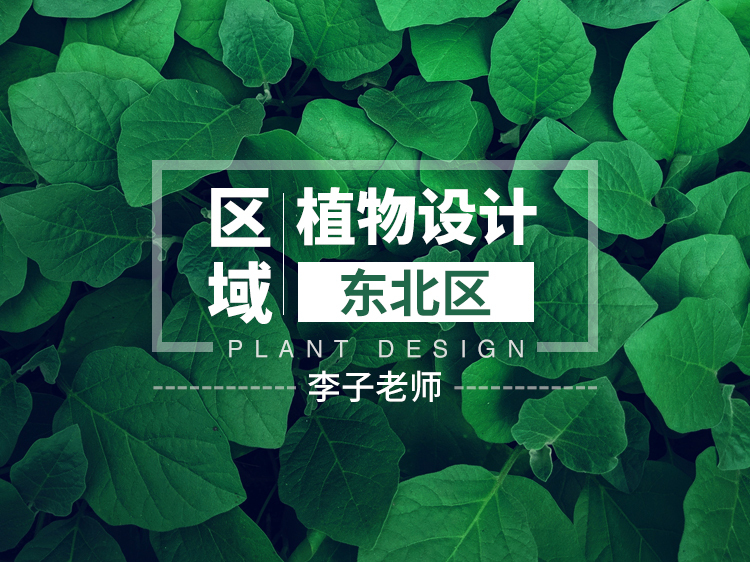 新农村建设规划cad资料下载-区域植物设计—东北区