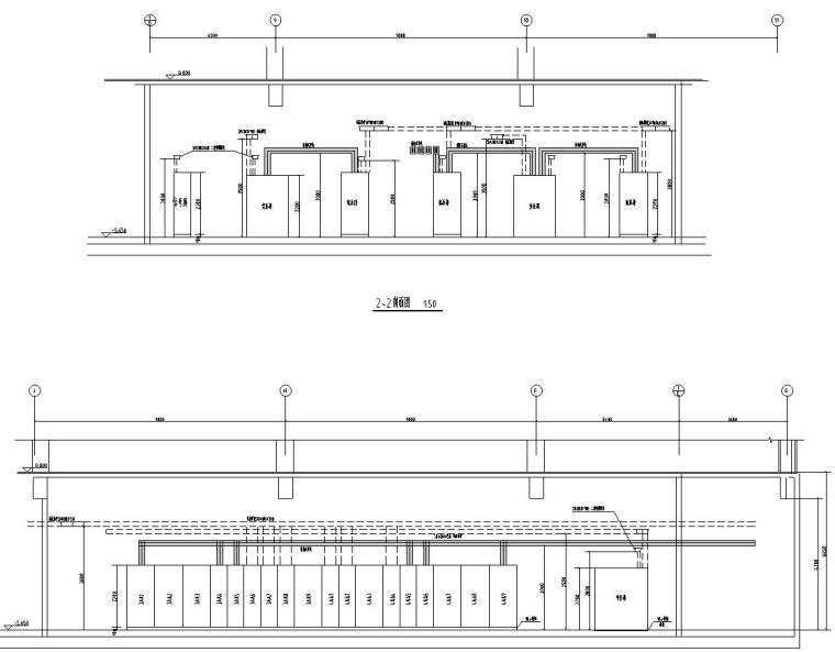 于家堡金融中心项目[强电施工图]-变电所剖面图