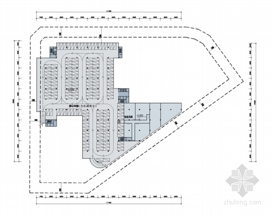 [广东]11层现代风格企业办公综合体建筑设计方案文本（123页图纸）-11层现代风格企业办公综合体建筑平面图