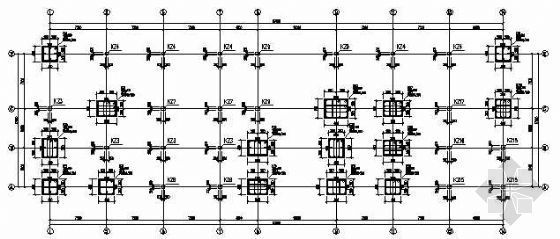 某独立车库建筑结构施工图资料下载-某框架办公车库综合楼结构施工图纸