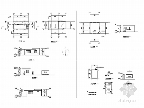 [江苏]钢结构科技研究实验室厂房建筑结构施工图-平米图