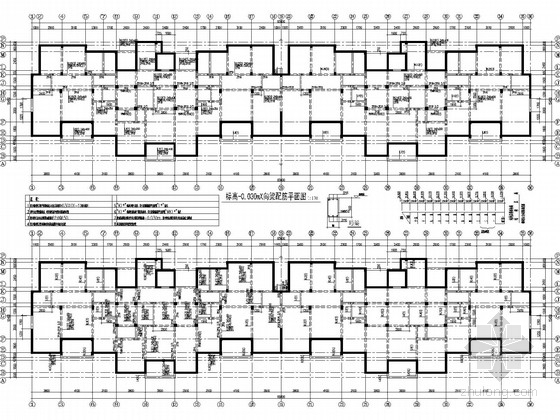 5层办公楼一层地下室资料下载-一层地下室+地上十层框剪住宅结构施工图