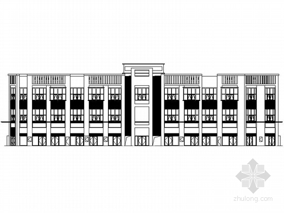 商场建筑设计说明资料下载-[江西]4层现代风格商场建筑设计方案图（知名地产）