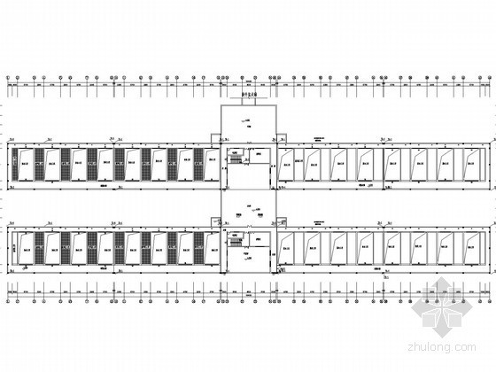 [湖南]三类民用建筑给排水施工图-给排水平面图 