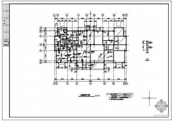 框架住宅全套图纸资料下载-[合肥]某七层框架异型柱住宅全套图纸(含建筑、结构、设备图纸)图