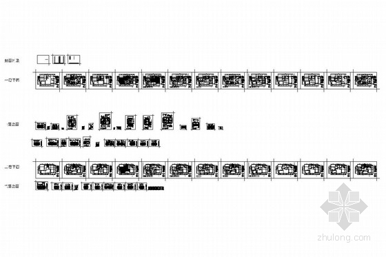 湖边花园式住宅区现代风格双层别墅装修图 总缩略图 