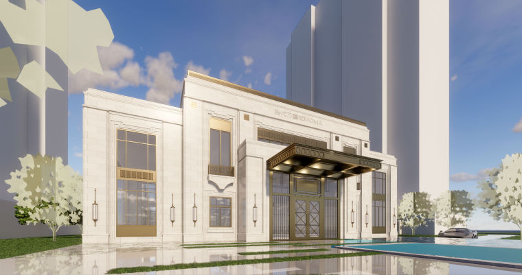 万国城新古典风格售楼处示范区居住模型设计（2018年）-W 2