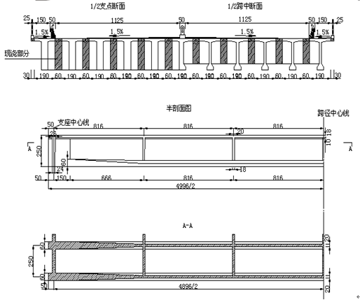 有粘结预应力钢骨梁资料下载-两河口公路预应力梁桥施工组织设计及预算