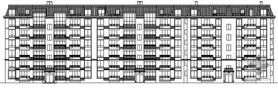 株洲装修客厅资料下载-株洲市某六层11号住宅楼建筑施工图