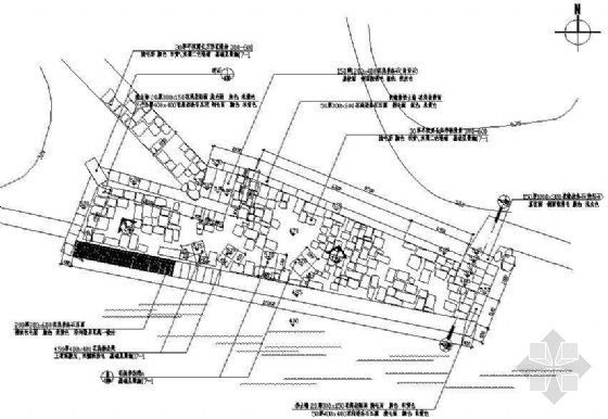 下沉式广场总平面图资料下载-某滨水下沉式广场施工图
