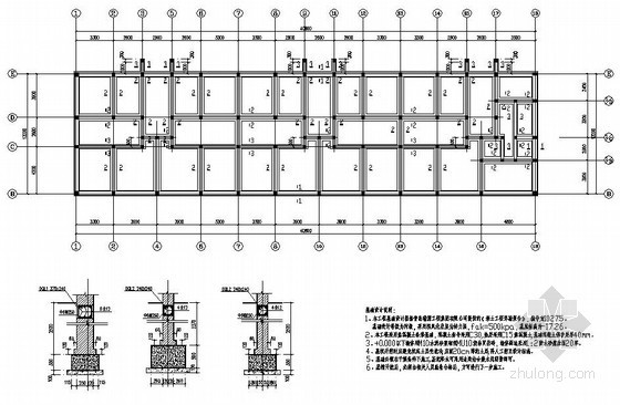 6层小面积住宅设计图资料下载-青岛某6层砌体住宅结构设计图