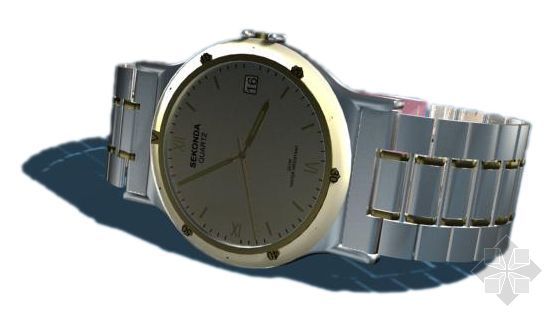 手表3d模型资料下载-经典手表模型