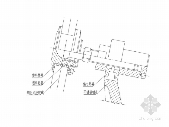 晾晒房（阳光房）施工图纸-驳接系统详图节点