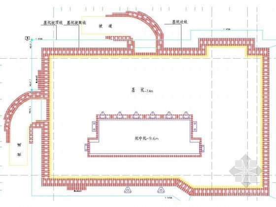 重力式水泥土桩墙基坑支护资料下载-[江苏]深基坑土钉墙加搅拌桩重力挡墙支护施工方案（含计算书 CAD图）