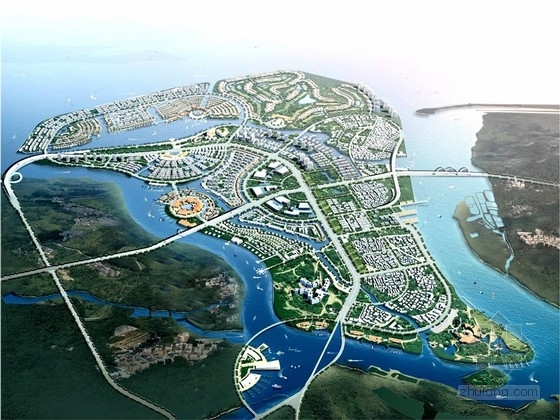 村镇改造效果资料下载-[海口]生态滨海岛屿景观概念性详细规划方案