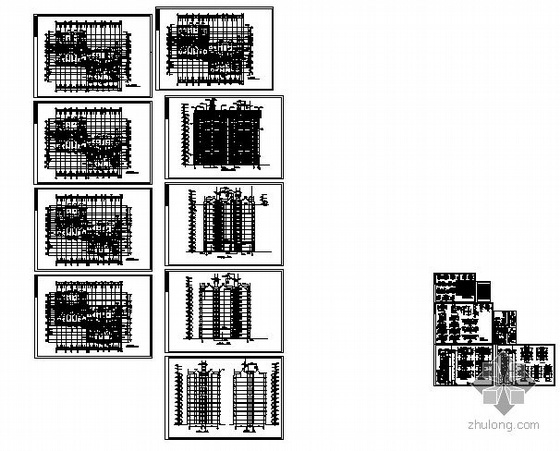 珠海某大院十二层建筑施工图-4