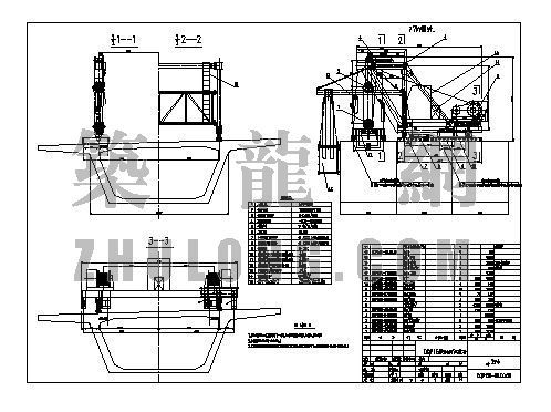 风机设计图资料下载-悬臂拼装施工悬拼提梁机设计图(150t)