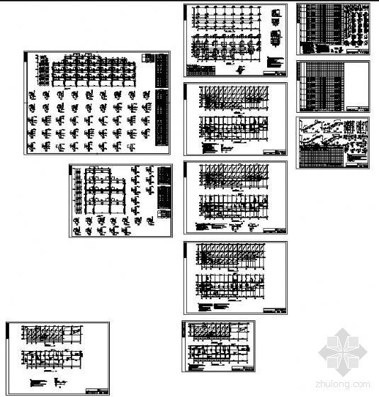 商场建筑平面结构图资料下载-[学士]某百货商场结构图