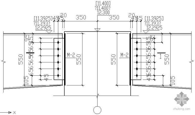 钢梁与混凝土柱连接dwg资料下载-某钢梁与混凝土柱节点构造详图(7)